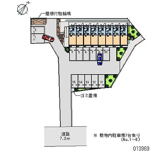 ★手数料０円★葛飾区細田　月極駐車場（LP）